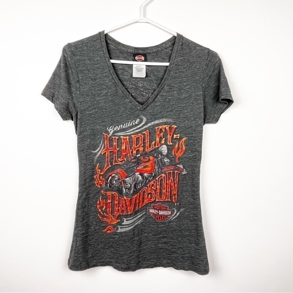 Harley Davidson | Prince George BC Cotton  Blend T-Shirt Size XS